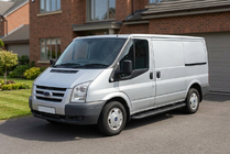 Ford Transit 2000–2014 Bočne stopnice Bosphorus Black (2 kos, aluminij) fotografija 1
