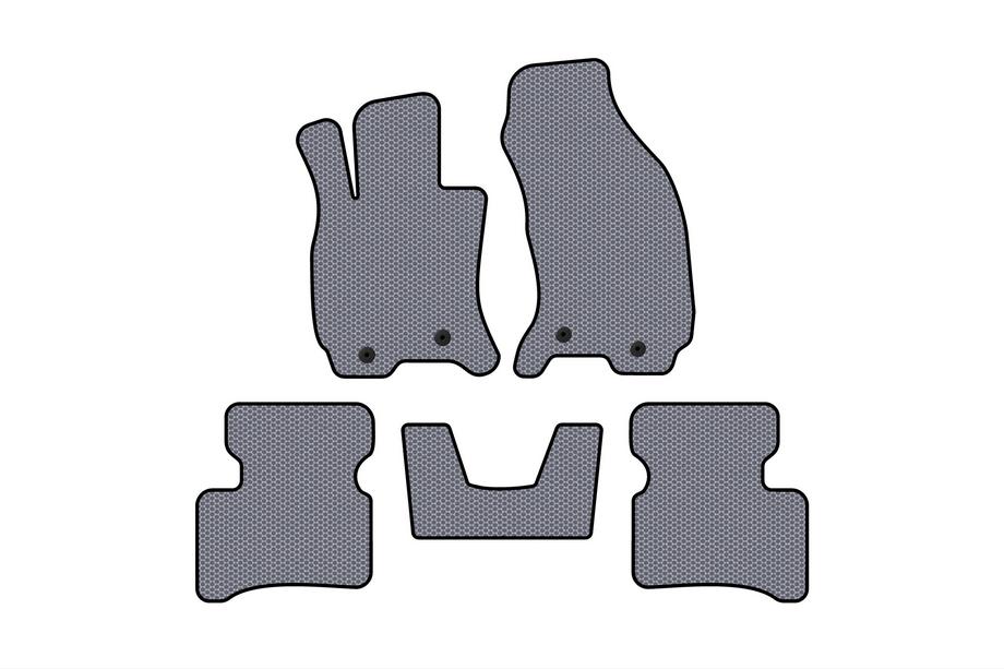 Jaguar X-Type 2001–2009 Gumijasti tepihi Carsuit (SD, talni plinski pedal, sivi) Image