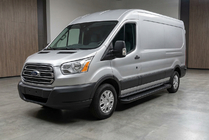Ford Transit 2014– Bočne stopnice Allmond Black (2 kosa, aluminij) fotografija 1