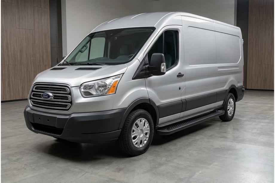 Ford Transit 2014– Bočne stopnice Allmond Black (2 kosa, aluminij) Image