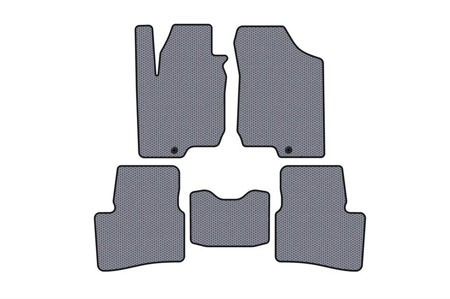 Kia Ceed 2007–2012 Gumijaste talne preproge Carsuit (HB, 3-vratni, sive) Image