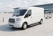 Ford Transit 2014– Stranske stopnice Sunrise (2 kos, aluminij) fotografija 1