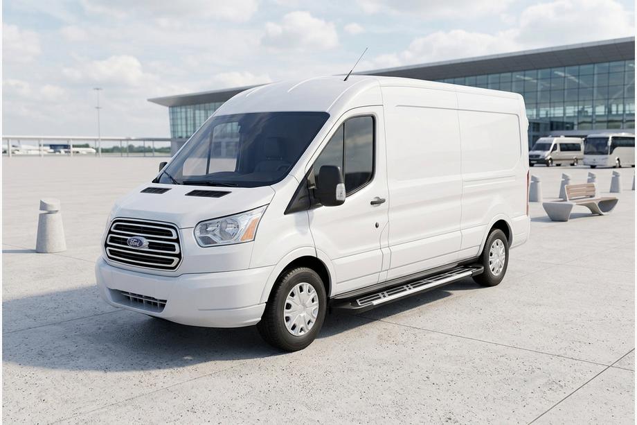 Ford Transit 2014– Stranske stopnice Sunrise (2 kos, aluminij) Image