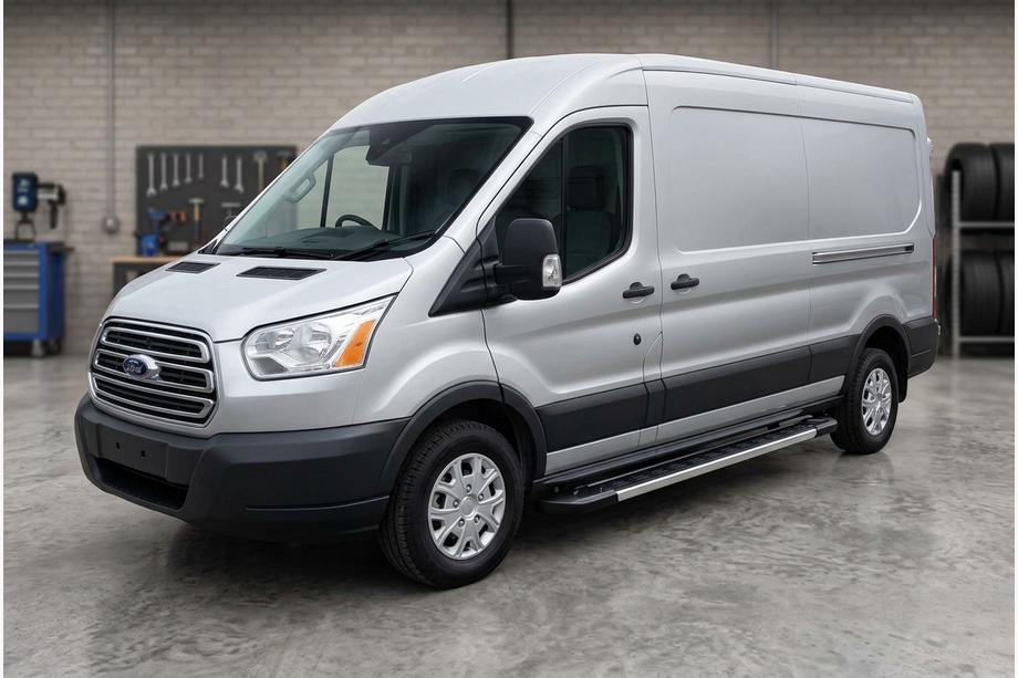 Ford Transit 2014– Stranske stopnice RedLine V1 (2 kos, aluminij) Image