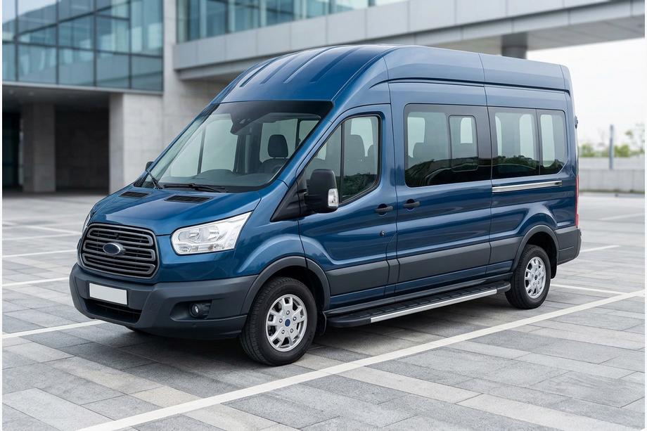 Ford Transit 2014– Bočne stopnice Duru (2 kosa, aluminij) L1 (Standard) Image