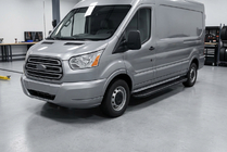 Ford Transit 2014– Bočne stopnice Bosphorus Black (2 kos, aluminij) fotografija 1