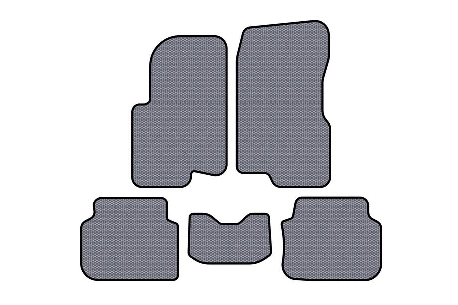 Smart 1998–2007 Gumijasti tepihi Carsuit (2003-2007, Forfour, Sivi) Image