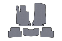 Mercedes C-class W205 2014–2021 Carsuit gumijaste preproge (SD, sive) fotografija 1