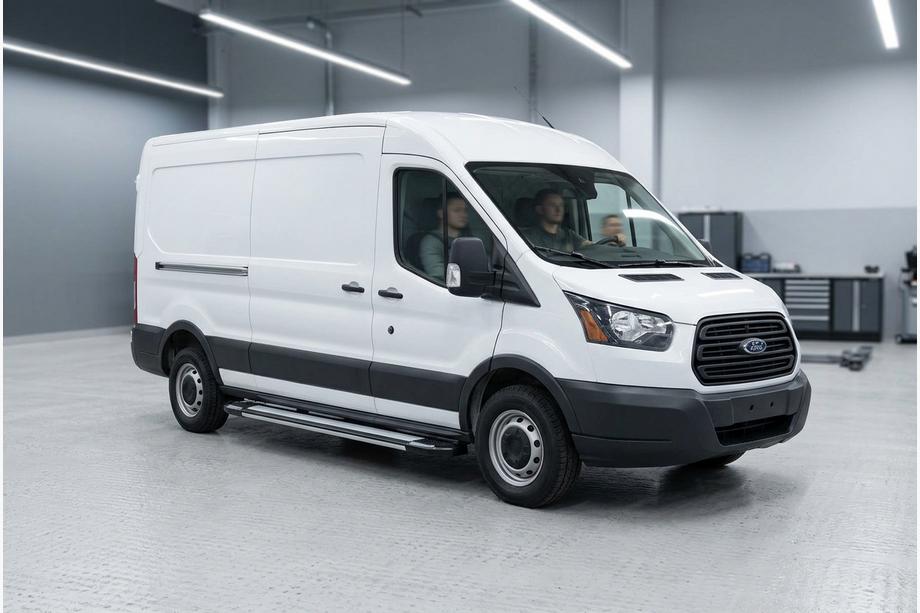 Ford Transit 2014– Stranske stopnice Rainbow (2 kos, aluminij) Image
