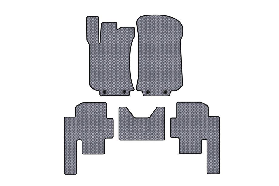 Mercedes razred R W251 2005–2017 Gumijasti tepihi Carsuit (2 vrsti, sivi) Image