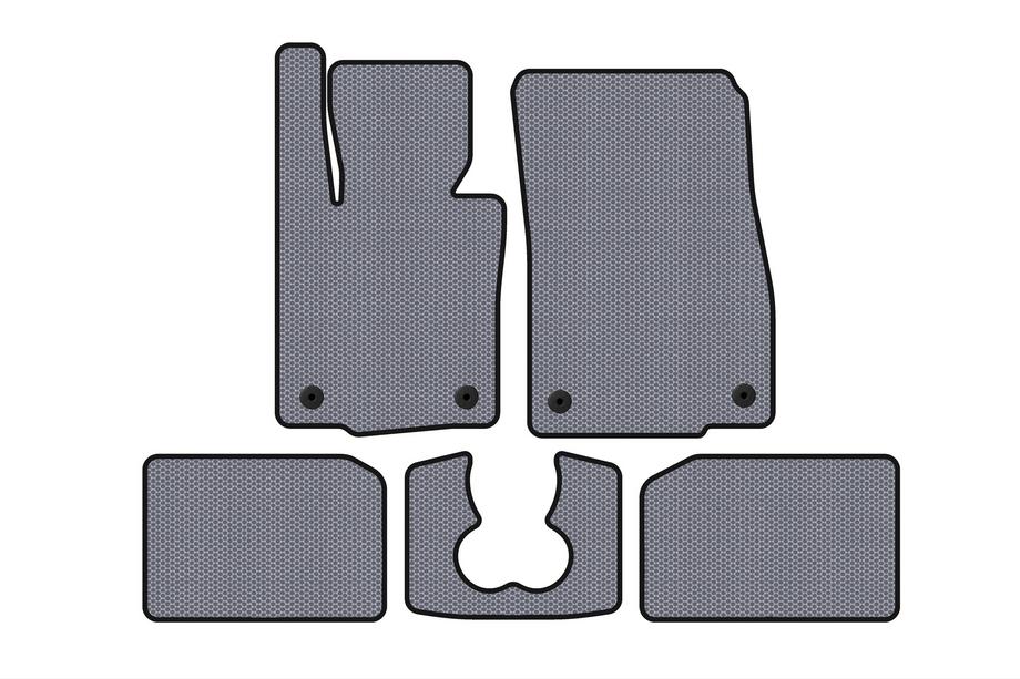 Mini Cooper F55/56/57 2014–2023 Gumijaste preproge Carsuit (za S F55, 5-vratni, sive) Image