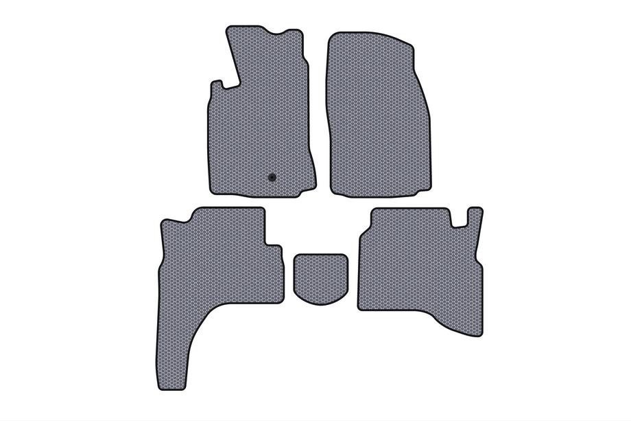 Mitsubishi Pajero Sport 1996–2007 Gumijasti tepihi Carsuit (Sivi) Image