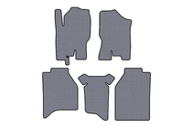 Nissan Navara 2006–2015 Gumijaste preproge za kabino Carsuit (brez škatel, sive) fotografija 1