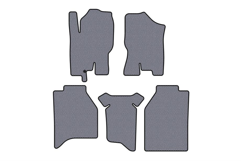 Nissan Navara 2006–2015 Gumijaste preproge za kabino Carsuit (brez škatel, sive) Image