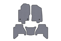 Nissan Pathfinder R51 2005–2014 Gumijasti tepihi za avto Carsuit V2 (2 vrsti, sivi, 2010-2014) fotografija 1