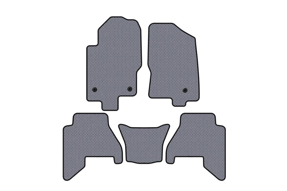 Nissan Pathfinder R51 2005–2014 Gumijasti tepihi za avto Carsuit V2 (2 vrsti, sivi, 2010-2014) Image