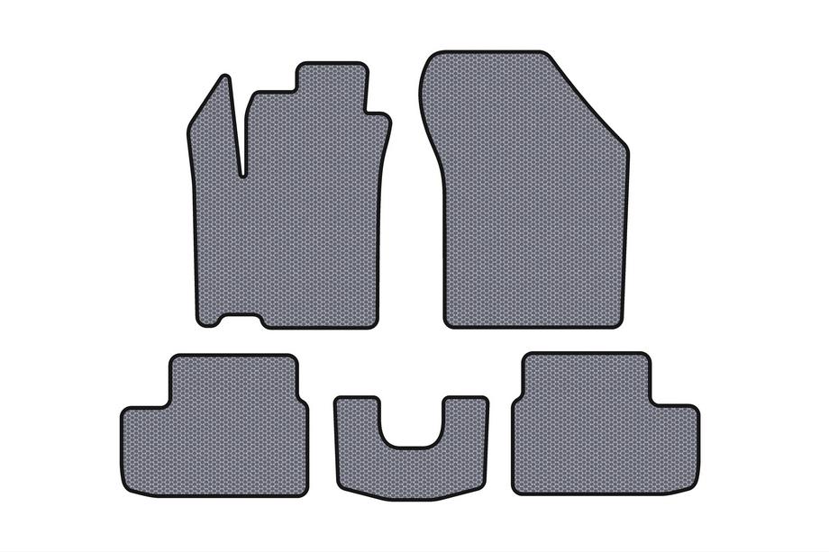 Opel Agila 2007–2015 Gumijasti tepihi Carsuit (HB, sivi) Image
