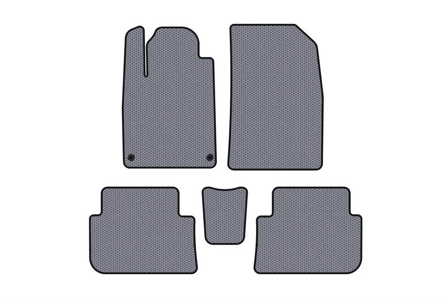 Peugeot 407 2004–2011 Carsuit gumijaste preproge (SD, sive) Image