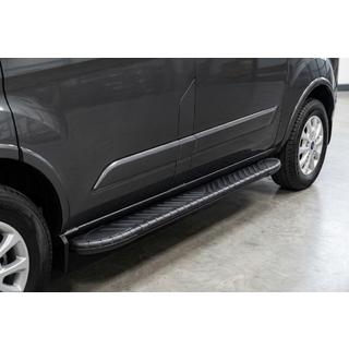 Bočne stopnice Bosphorus Black (2 kos, aluminij) Ford Custom 2013–2022 fotografija 1
