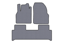 Renault Scenic/Grand 2003–2009 Gumijasti tepihi Carsuit (Sivi) fotografija 1
