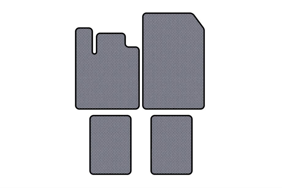Renault Twingo 2007–2014 Gumijasti tepihi Carsuit (Sivi) Image