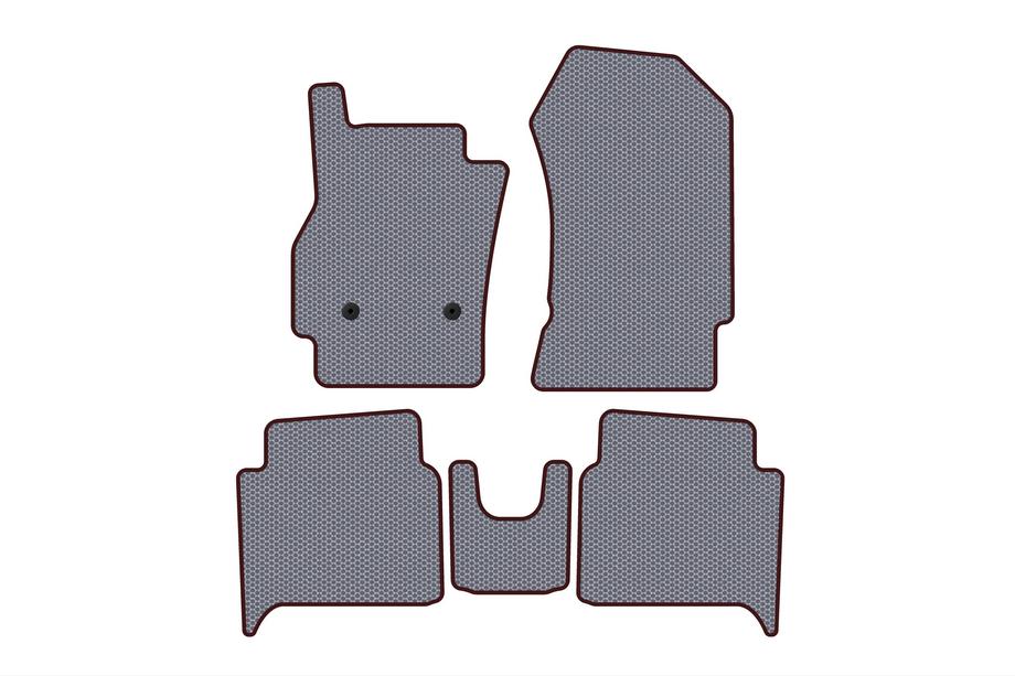 Renault Zoe 2012–2019 Gumijasti tepihi Carsuit (HB, sivi) Image