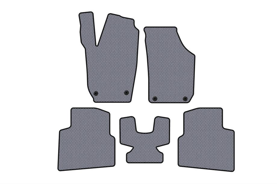 Skoda Roomster 2006–2015 Gumijasti tepihi Carsuit (Sivi) Image