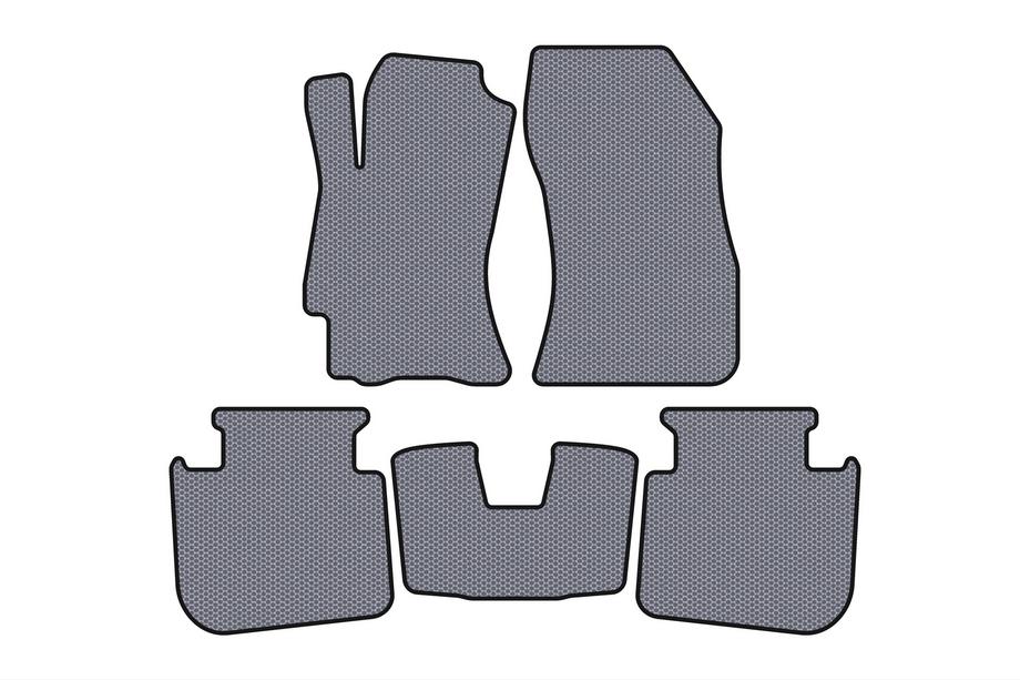 Subaru Legacy 2009–2014 Carsuit gumijasti tepihi za notranjost (2009-2013, SD, siv) Image