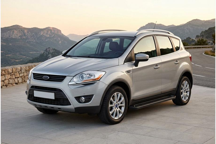 Ford Kuga 2008–2013 Bočne stopnice Allmond Black (2 kosa, aluminij) Image