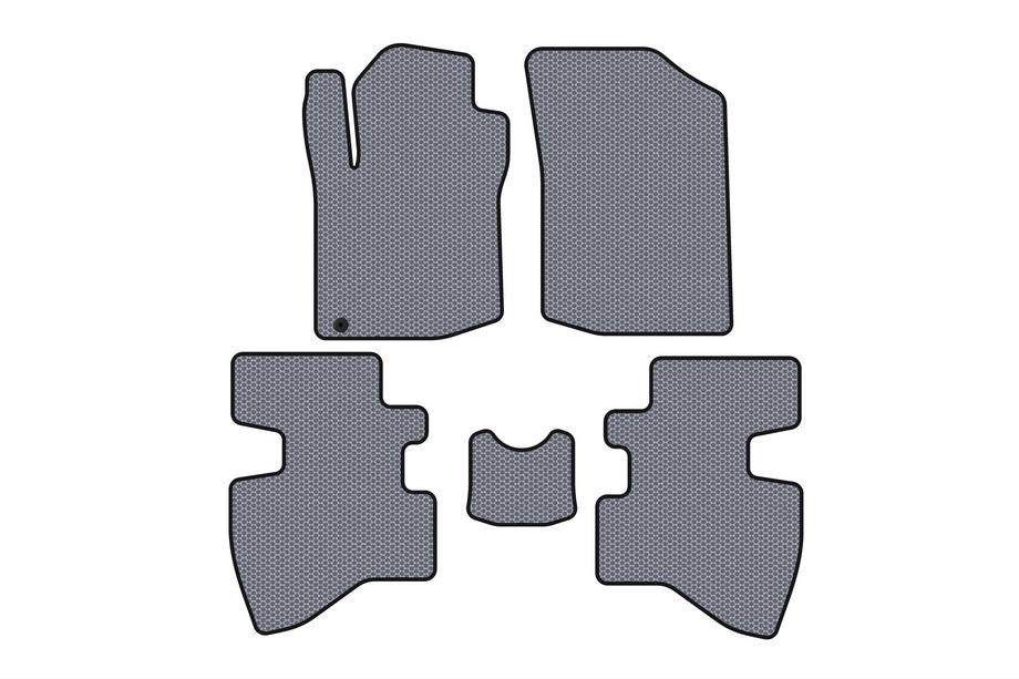 Toyota Aygo 2007–2014 Gumijaste preproge Carsuit (2007-2009, HB, 3-vratni, sive) Image
