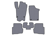 Volkswagen Fox 2003–2021 Gumijaste talne preproge Carsuit (HB, 3-vratni, sive) fotografija 1