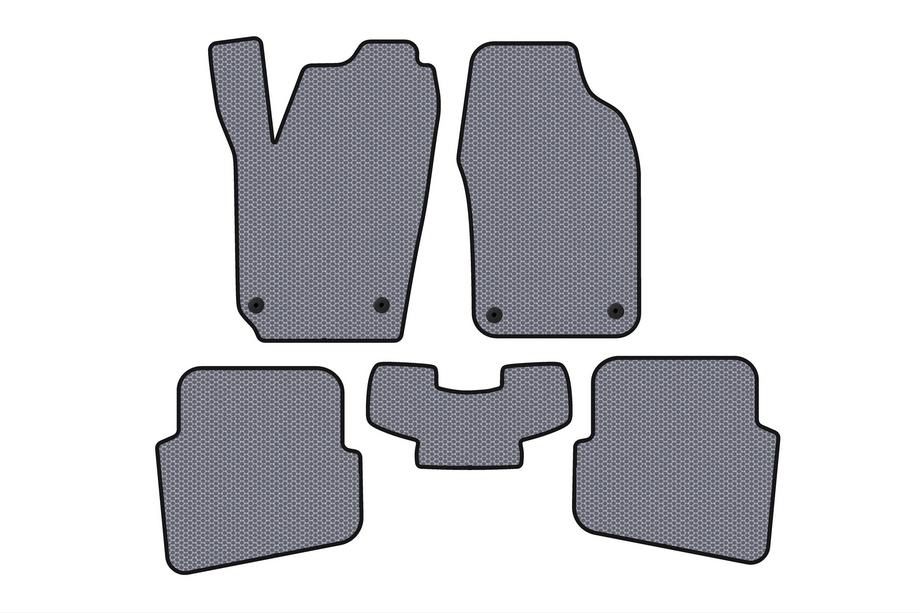 Volkswagen Polo 2001–2009 Gumijaste preproge za notranjost Carsuit (HB, 3/5-vratni, sive) Image