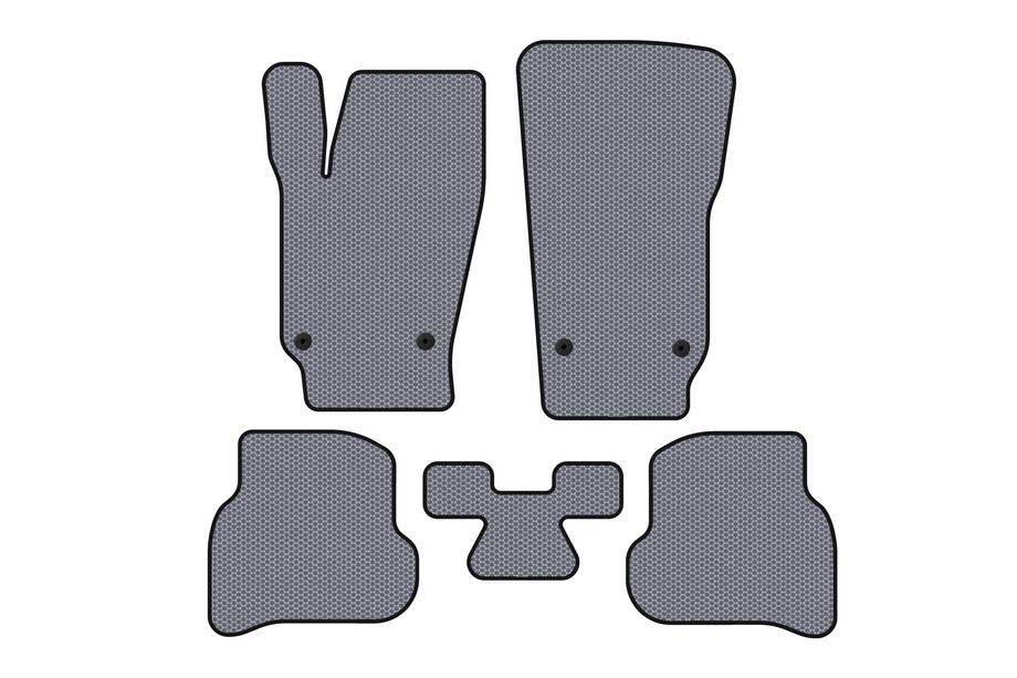 Volkswagen Polo 2010–2017 Gumijaste preproge za notranjost Carsuit (HB, 3/5-vratni, sive) Image