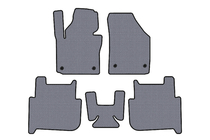 Volkswagen Touran 2003–2010 Gumijasti tepihi za avto Carsuit (2 vrsti, 2006-2010, 7-sedežni, siv) fotografija 1