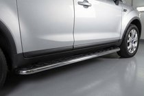 Ford Kuga 2008–2013 Stranski pragovi Maydos V1 (2 kos, aluminij ↗ nerjaveče jeklo) fotografija 1
