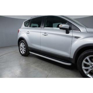 Stranske stopnice Tayga Grey (2 kos, aluminij) Ford Kuga 2008–2013 fotografija 1