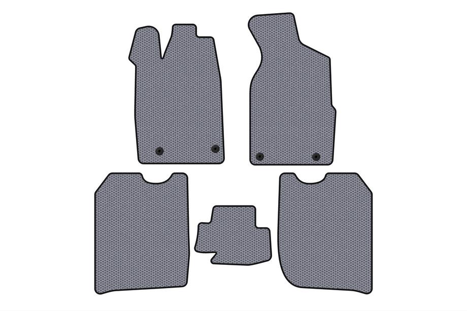 Audi 100 C3 1988–1991 Gumijaste talne preproge za kabino Carsuit (1982-1988, Sedan, sive) Image