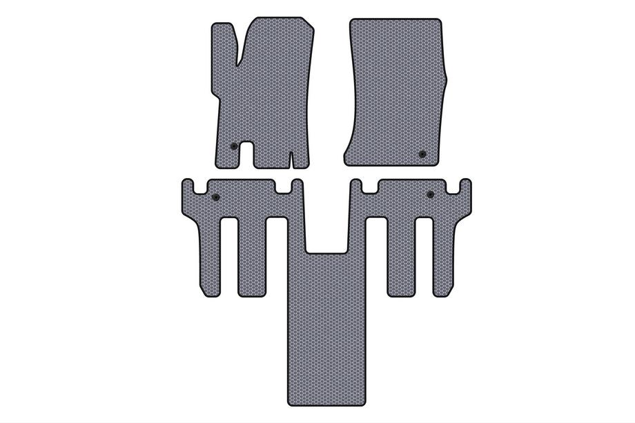 Ssang Yong Rodius Gumijaste preproge za notranjost Carsuit 2004-2008 (2 vrsti, sive) Image