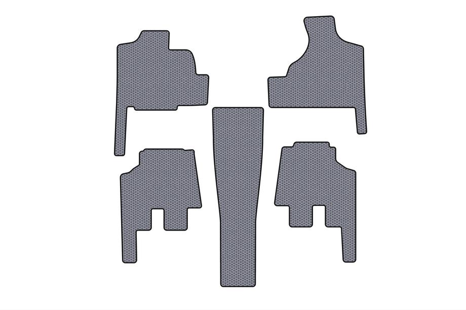 Chrysler Voyager 2001–2007 Carsuit gumijasti tepihi za kabino (za Grand Voyager, avtomatski menjalnik, sivi) Image