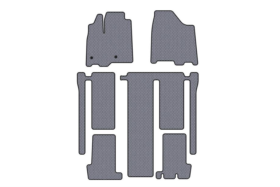 Toyota Sienna 2010–2020 Gumijaste preproge Carsuit (3 vrste, sivi) Image