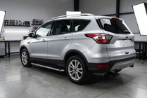 Ford Kuga/Escape 2013–2019 Stranski pragovi Maydos V1 (2 kos, aluminij ↗ nerjaveče jeklo) fotografija 1
