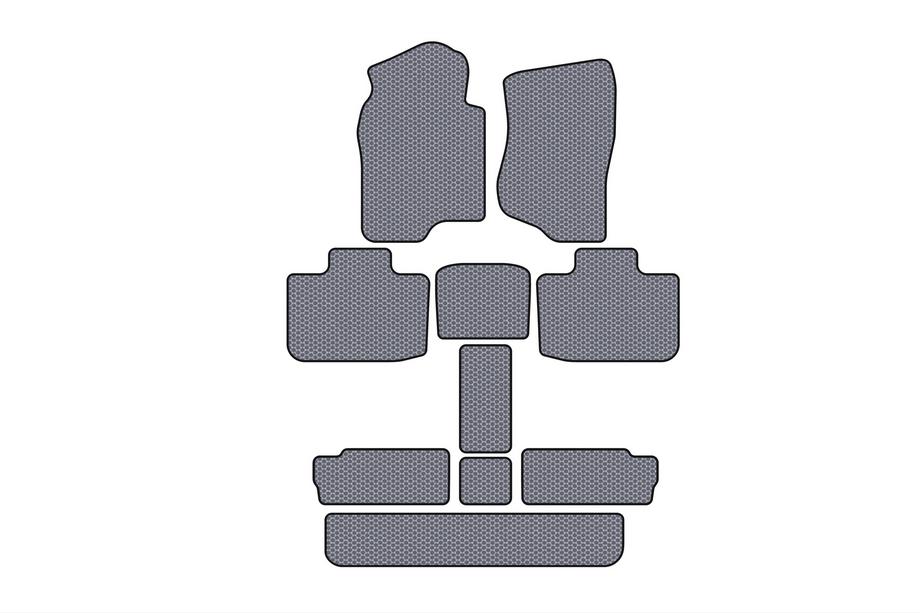 Cadillac Escalade 2007–2014 Gumijaste preproge Carsuit (3 vrste, sivi) Image
