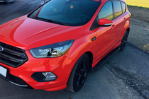 Ford Kuga/Escape 2013–2019 Bočne stopnice Bosphorus Black (2 kos, aluminij) fotografija 1