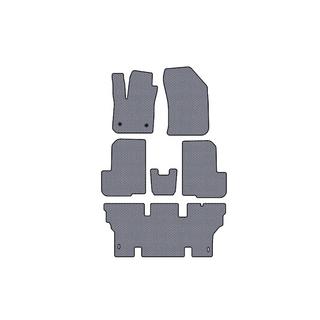 Gumijasti tepihi Carsuit (3 vrste, 7-sedežni, sivi) Dacia Lodgy 2012–2022 fotografija 1