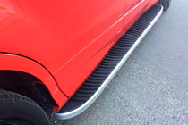Ford Kuga/Escape 2013–2019 Stranski pragovi Tayga Grey (2 kosa, aluminij) fotografija 1