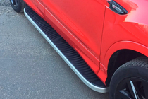Ford Kuga/Escape 2013–2019 Stranski pragovi Tayga Grey (2 kosa, aluminij) fotografija 7