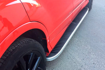 Ford Kuga/Escape 2013–2019 Stranski pragovi Tayga Grey (2 kosa, aluminij) fotografija 8
