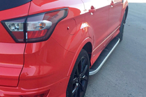 Ford Kuga/Escape 2013–2019 Stranski pragovi Tayga Grey (2 kosa, aluminij) fotografija 12