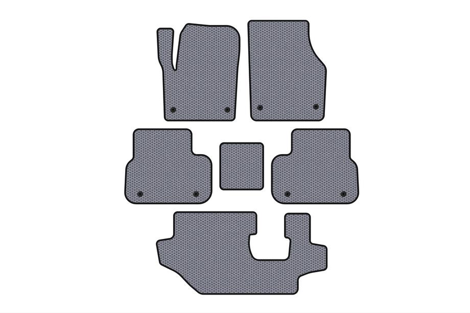 Land Rover Discovery Sport 2014– Gumijasti tepihi za avto Carsuit (2014-2019, 3 vrste, sivi) Fotografija 1