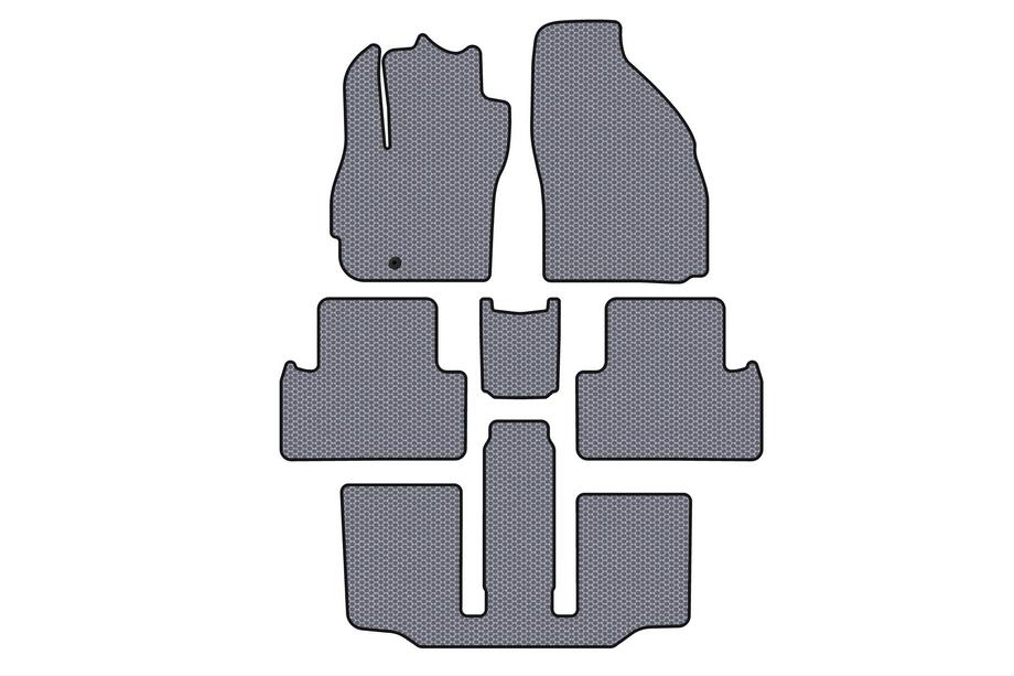 Mazda 5 2005–2009 Gumijasti tepihi Carsuit (3 vrste, 7-sedežni, sivi) Image
